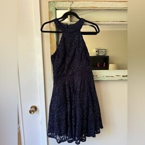 Navy Blue Sparkly Dress Size 13/14. B. Darlin brand. Purchased from Macy’s